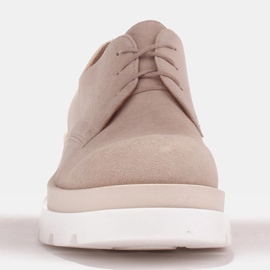 Marco Shoes Scarpe Angelina con suola in bianco e beige 1