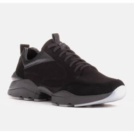 Marco Shoes Sneakers sportive nere in pelle nero 1