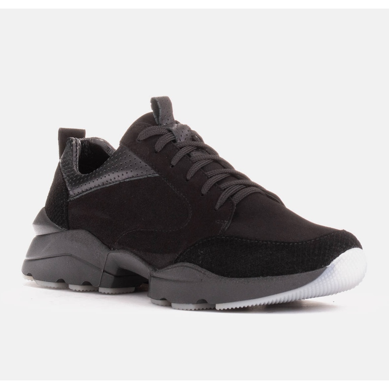 Marco Shoes Sneakers sportive nere in pelle nero 1