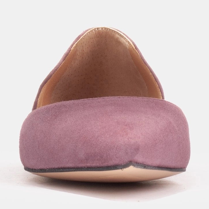 Marco Shoes Ballerine da donna con fianchi bassi viola 2