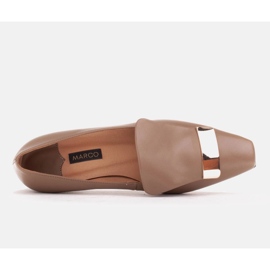 Marco Shoes Ballerine con linguetta decorativa beige 1