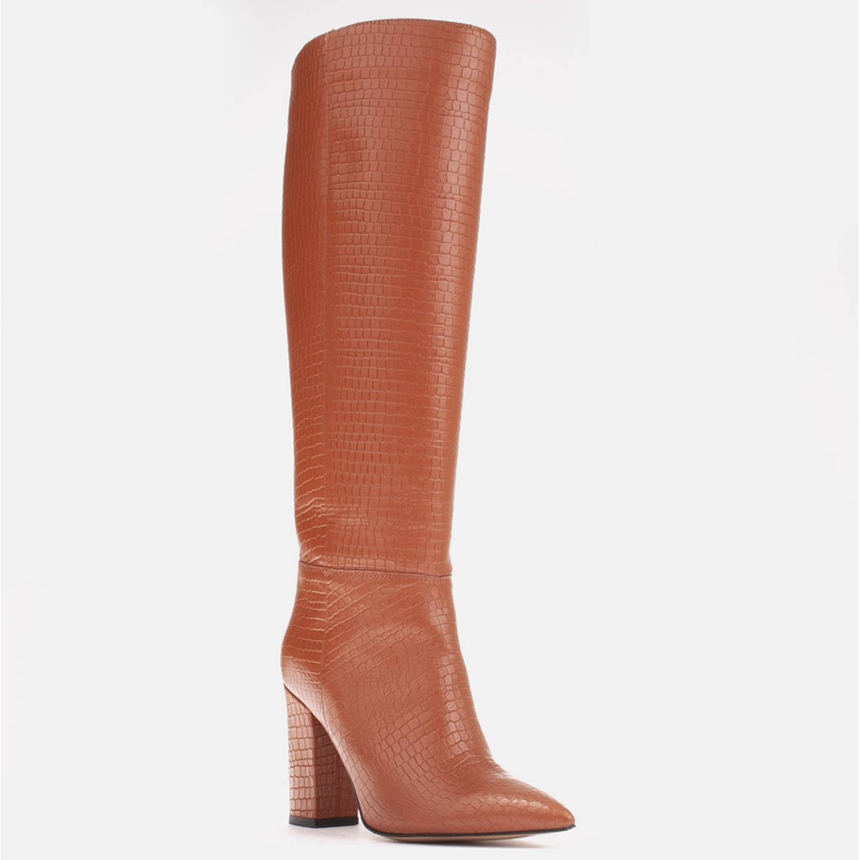 Marco Shoes Stivali Kate con tomaia più ampia marrone 1