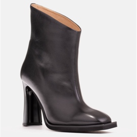 Marco Shoes Stivali eleganti con cuciture nero 1