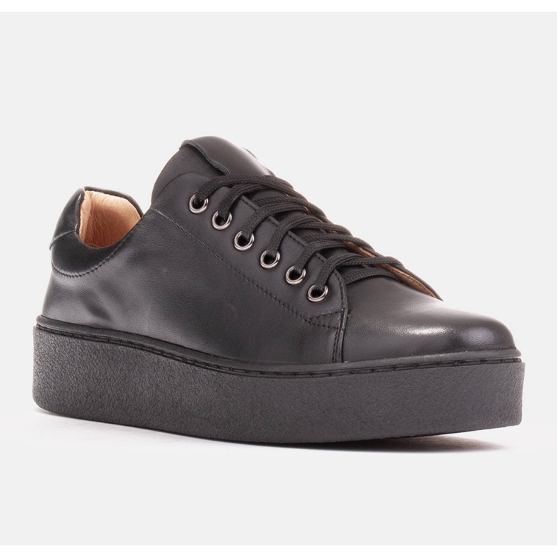 Marco Shoes Sneakers sportive con fondo spesso nero 1