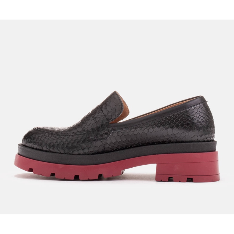 Marco Shoes Mocassini con suola spessa nero 1