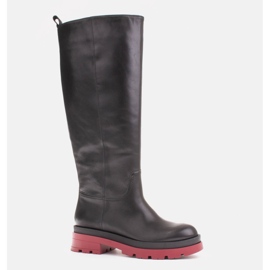 Marco Shoes Stivali da trapper con tomaia più ampia nero 1