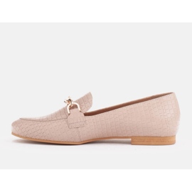 Marco Shoes Ballerine con catena d'oro beige 2