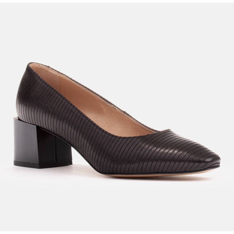 Marco Shoes Décolleté in pelle naturale nero 1