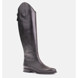 Marco Shoes Stivali con cerniere e gomma elastica nero 1