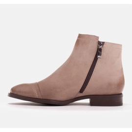 Marco Shoes Stivali con fibbia decorativa beige 2