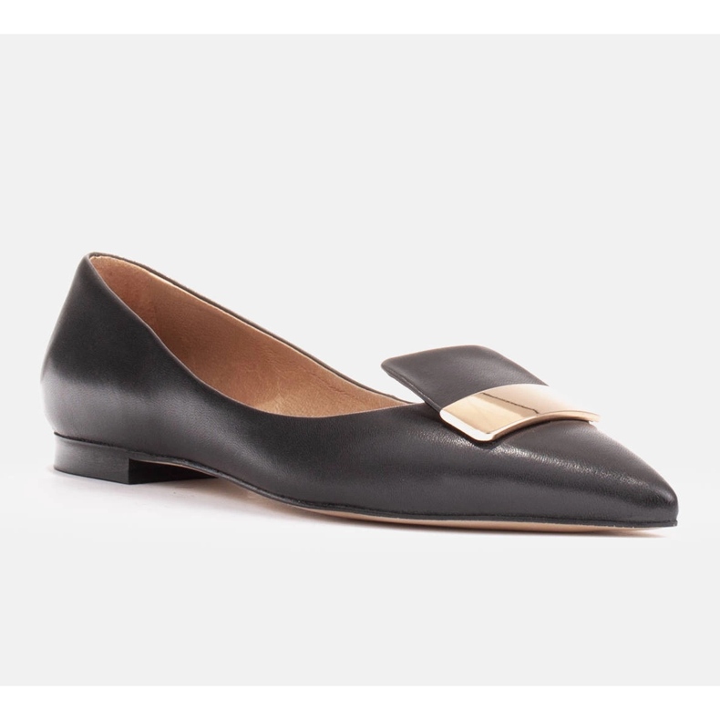 Marco Shoes Ballerine con linguetta decorativa nero 1