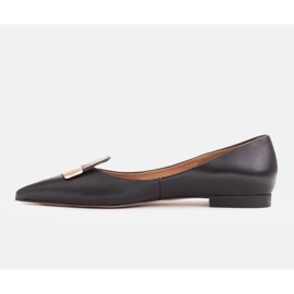 Marco Shoes Ballerine con linguetta decorativa nero 2