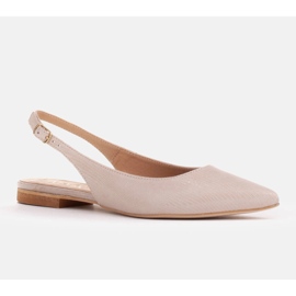 Marco Shoes Sandali in suede naturale beige 1965P-103-1 1
