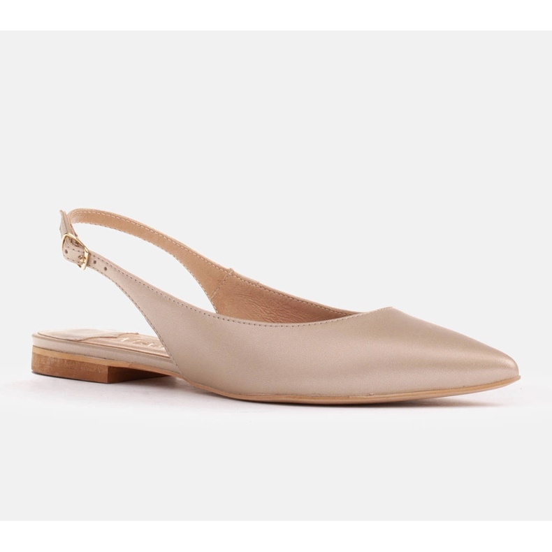 Marco Shoes Sandali in pelle naturale di colore dorato 1965P-1232-1 beige d'oro 1