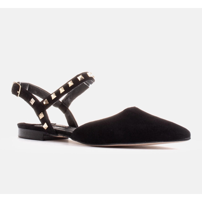 Marco Shoes Sandali neri con borchie nero 1