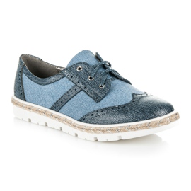 Scarpe stringate KYLIE blu 1