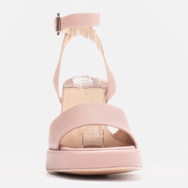 Marco Shoes Sandali su piattaforma rialzata rosa 1