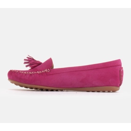 Marco Shoes Mocassino in camoscio viola Ballerina 1979P-770-1 rosa 2