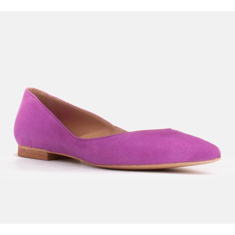 Marco Shoes Ballerine sottili rosa 1