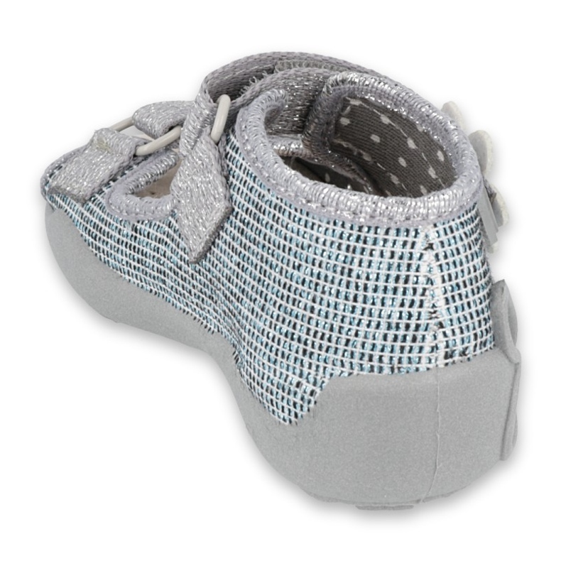Scarpe per bambini Befado gialle 342P023 blu argento grigio 2