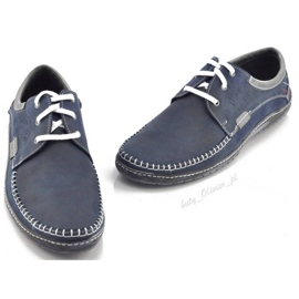 Mario Pala Scarpe da uomo 539 blu navy 3