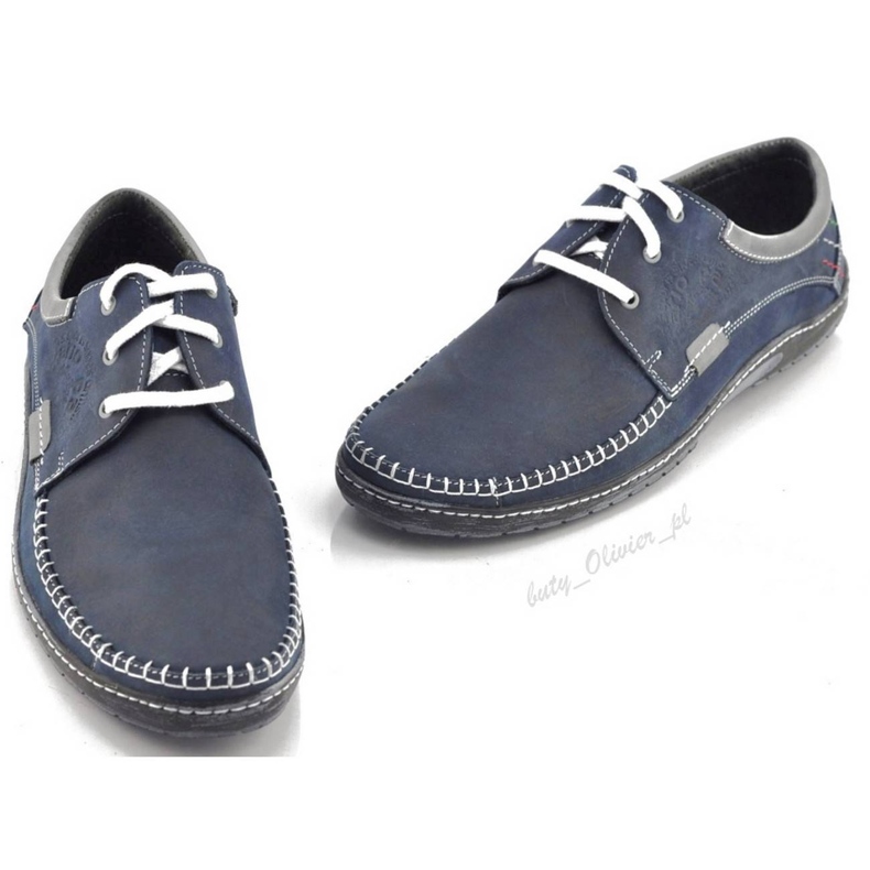 Mario Pala Scarpe da uomo 539 blu navy 3