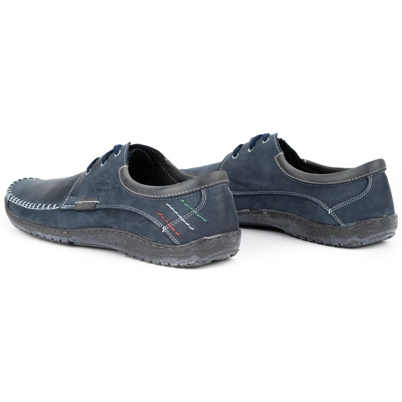 Mario Pala Scarpe da uomo 539 blu navy 4