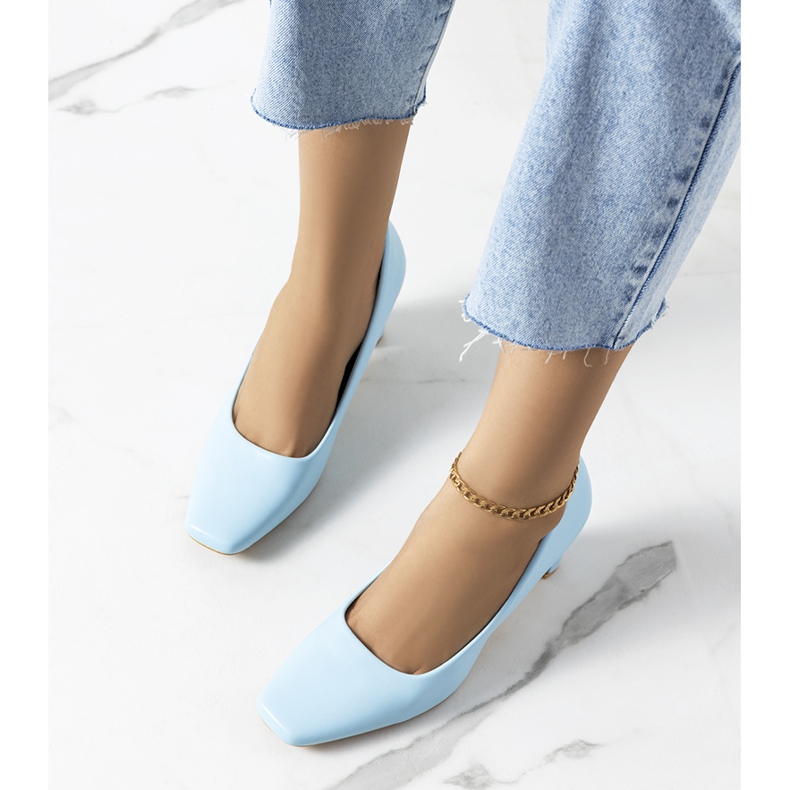 Décolleté da donna blu Graves 1