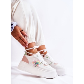 PS1 Scarpe sportive da donna Sneakers Bianco-Rosa Manila 2