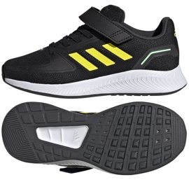 Scarpe Adidas Runfalcon 2.0 El Jr HR1394 nero 1