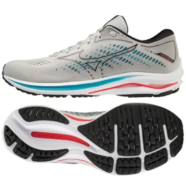 Mizuno Wave Rider 25 M J1GC210309 scarpe da corsa grigio 1