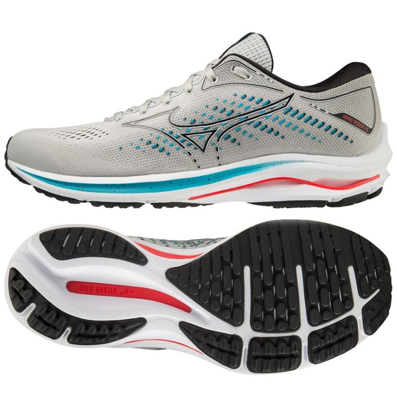 Mizuno Wave Rider 25 M J1GC210309 scarpe da corsa grigio 1