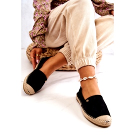 PE1 Espadrillas da donna in camoscio nere Joaquin nero 3