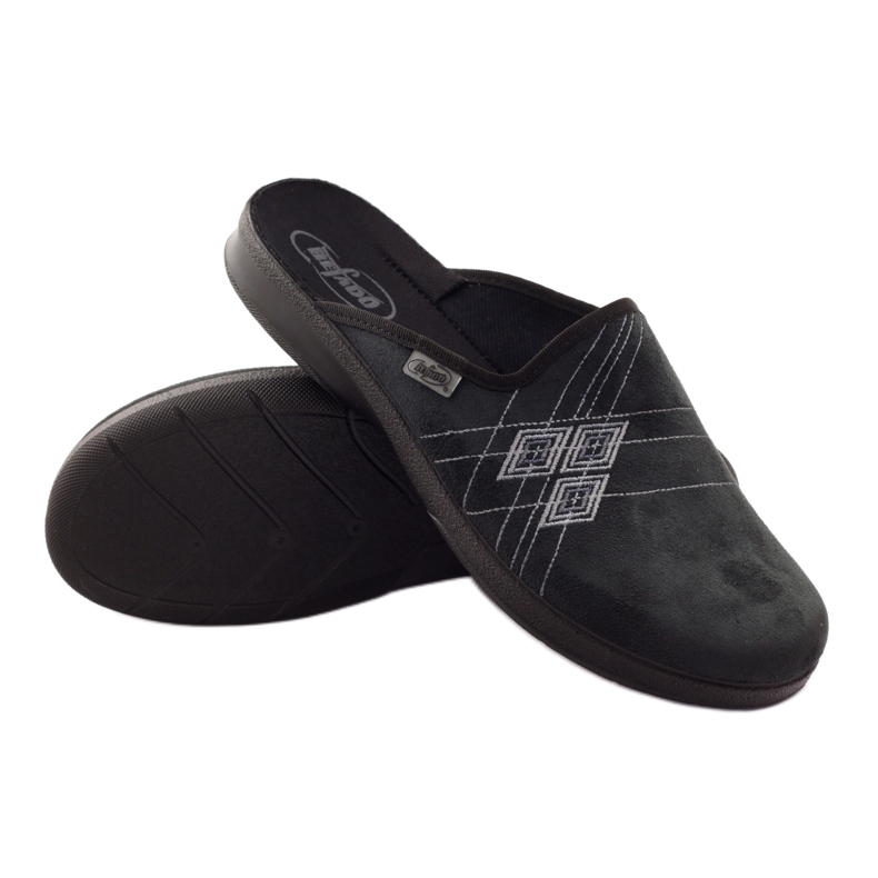 Scarpe da uomo Befado pu 548M007 grigio 5