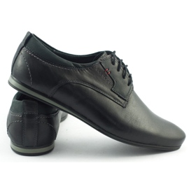 Olivier Scarpe eleganti da uomo per jeans 731 nere nero 2