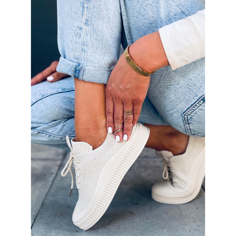 Calzini da donna Sneakers Posten Beige 2