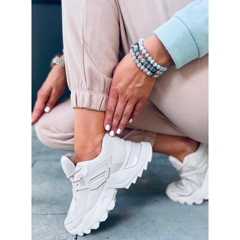Scarpe sportive da donna Sana Beige 2