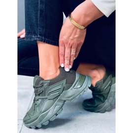 Scarpe sportive da donna Sana Verde cachi 2