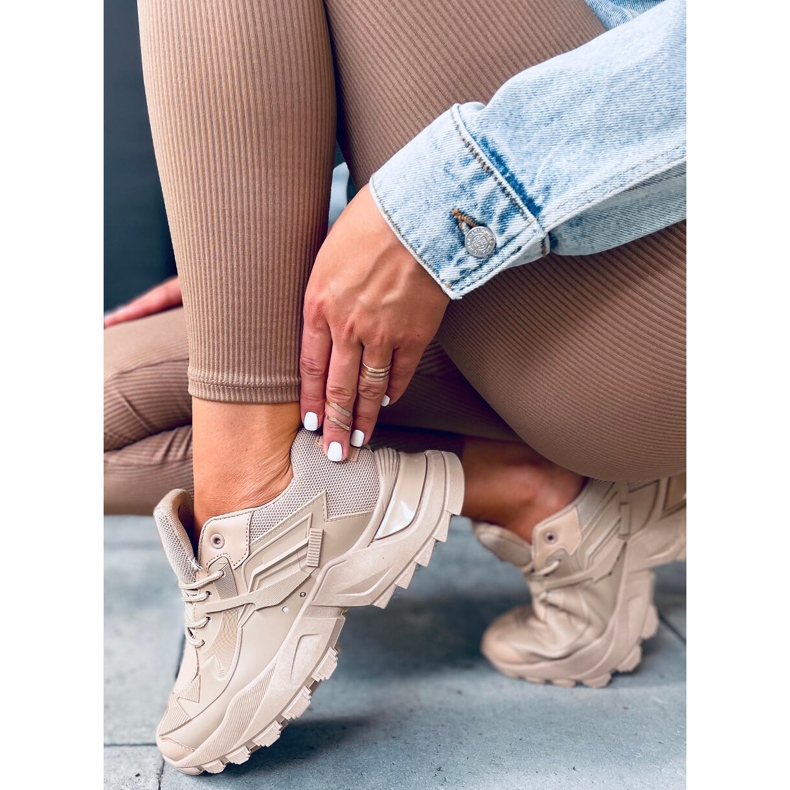 Sana Kaki scarpe sportive da donna beige 2