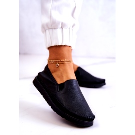 Scarpe senza lacci da donna in pelle Maciejka 03512-01 nere nero 2
