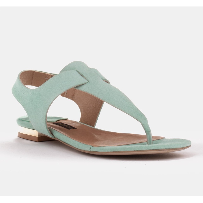 Marco Shoes Sandali in pelle naturale color menta verde 1