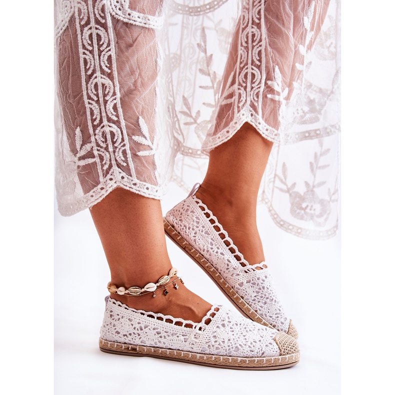 PH1 Espadrillas traforate Letisa bianche da donna bianca 1