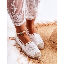 PH1 Espadrillas traforate Letisa bianche da donna bianco 2