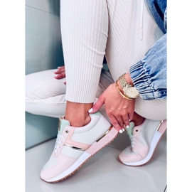 Scarpe sportive da donna Grass Pink rosa multicolore 2