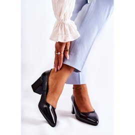 Décolleté laccate Sergio Leone PB411 Nero 2