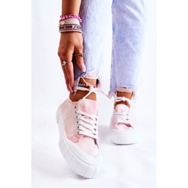 PS1 Sneakers da donna sulla piattaforma Pink Comes rosa 2