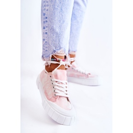 PS1 Sneakers da donna sulla piattaforma Pink Comes rosa 1