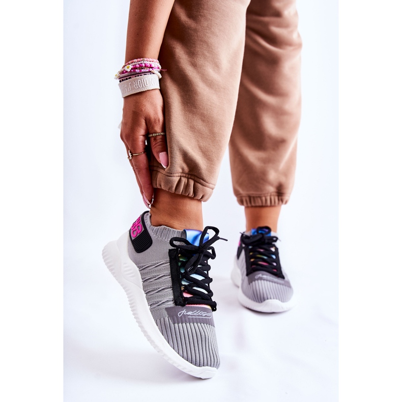 Scarpe Sportive da Donna Slip-on Grigio Klayra 1
