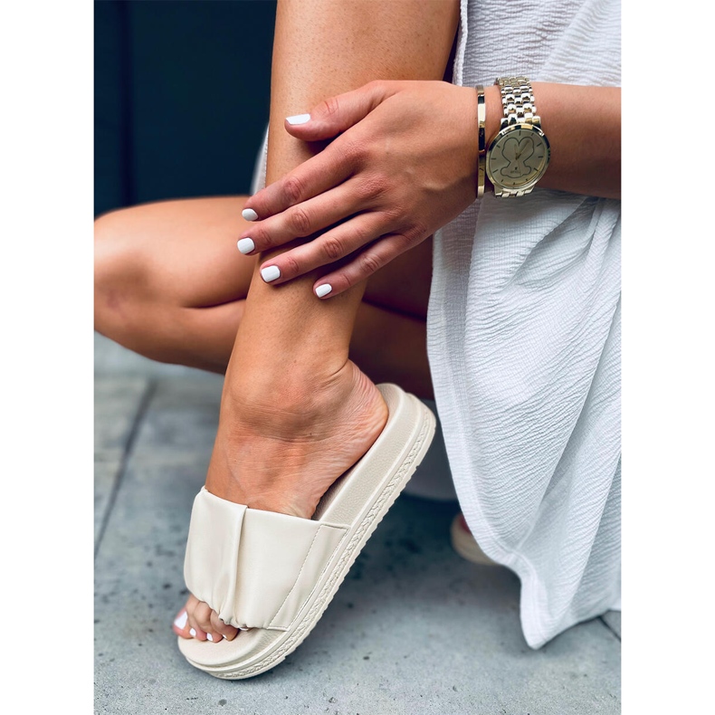 Ciabatte da donna Atissa Beige 1