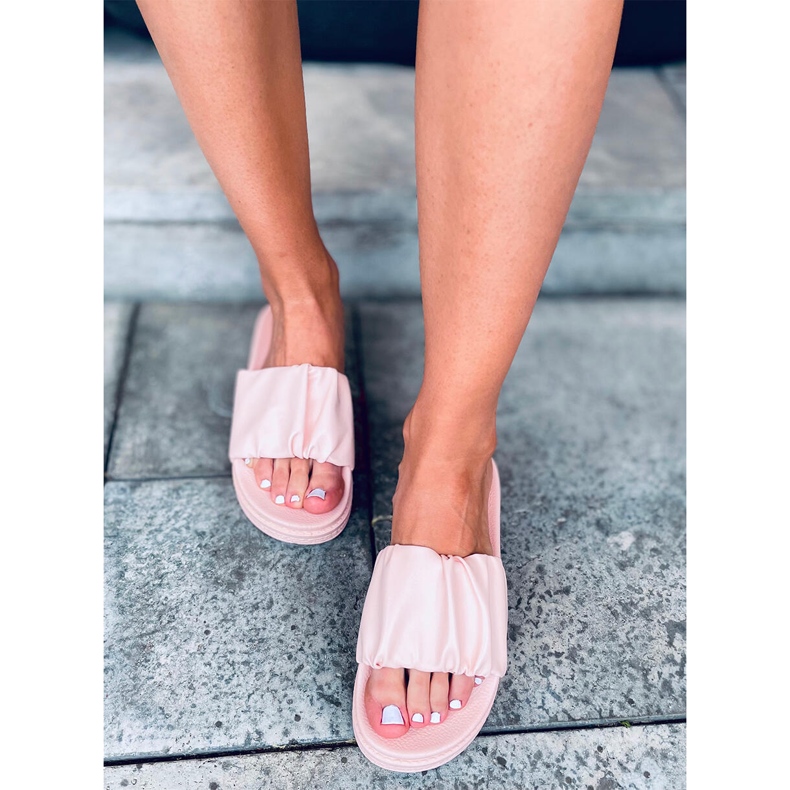 Ciabatte da donna Atissa rosa 1